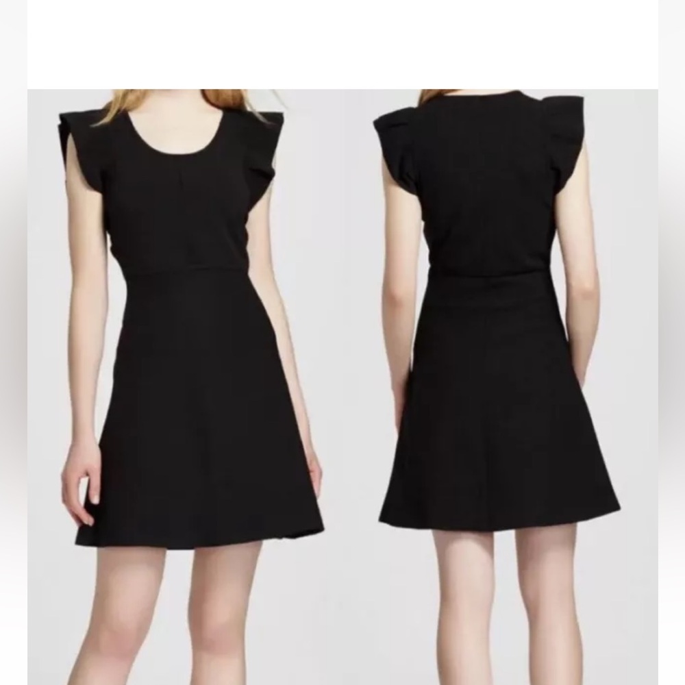 Victoria Beckham for Target black mini dress XS